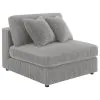 Coaster Fine Furniture 509997 Blaine - Upholstered Armless Chair - Fog