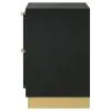 Coaster Fine Furniture 224782 Caraway - 2-Drawer Nightstand - Black