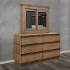 Furniture of America CM7623SM Coimbra - Cabinet Mirror - Rustic Natural Tone