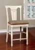 Furniture of America CM3199WC-PT-TABLE Sabrina - Counter Height Table - Off-White / Cherry
