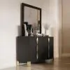 New Classic 00-2034-DM New Classic 00-2034-DM Empire - Dresser & Mirror - Black
