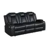 New Classic U1769V-30P2-BLK New Classic U1769V-30P2-BLK Orion II - Sofa With Power Headrest & Footrest - Black