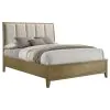 Coaster Fine Furniture 224921KW Granada - Upholstered California King Panel Bed - Natural Pine