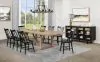 Coaster Fine Furniture 108541-S9B Middleton - 9 Piece Extension Leaf Dining Set - Brown And Black