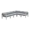 Intercon NS-SF-ARMLSS-BUF-6PC Intercon NS-SF-ARMLSS-BUF-6PC Nash - 6 Piece Outdoor Seating Sectional - Buff
