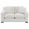 Coaster Fine Furniture 552092 Ashlyn - Fabric Upholstered Track Arm Loveseat - Sand