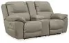 Ashley Furniture 5420396 Next-Gen Gaucho - DBL REC PWR Loveseat w/Console - Putty