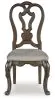 Ashley Furniture D947-01 Maylee - Dining Upholstered Side Chair (Set of 2) - Dark Brown