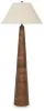 Ashley Furniture L329101 Danset - Wood Floor Lamp - Brown