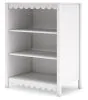 Ashley Furniture EB1810/230/231/155/111 Ashley Furniture EB1810/230/231/155/111 Hallityn - 4 Pc. - Bookcase, Dresser, Twin Panel Platform Bed - White
