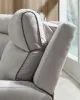 Ashley Furniture PC98802S8 Ashley Furniture PC98802S8 Social Pointe - 5-Piece Power Reclining Sectional - Pearl / Ash