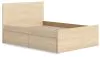 Ashley Furniture EB9632B11 Ashley Furniture EB9632B11 Onita - Full Panel Platform Bed With 1 Side Storage - Natural
