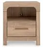 Ashley Furniture PCB1360-91 Kinlanni - One Drawer Night Stand - Tan
