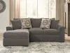Ashley Furniture PC86205S4 Larson Levee - 2-Piece Sectional Sofa With LAF Corner Chaise - Espresso