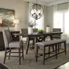 Liberty Furniture 152-B650124 Liberty Furniture 152-B650124 Double Bridge - Upholstered Counter Chair - Dark Chestnut