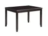 New Classic D1701-548-EBY New Classic D1701-548-EBY Gia - 5 Piece Rectangle Dining Set (Table & 4 Chairs) - Ebony