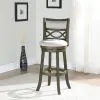 New Classic S1128-BS-FG New Classic S1128-BS-FG Manchester - Bar Stool - Antique Gray - Fabric