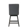 New Classic D4125-28-GRY High Line - Swivel Counter Chair (Set of 2) - Gray