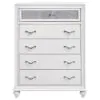 CoasterEveryday 205895 Barzini - 5-Drawer Bedroom Chest - White