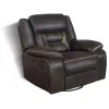 CoasterEveryday 651356 Greer - Upholstered Swivel Glider Recliner Chair - Brown