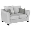 Coaster Fine Furniture 508581-S2 Salizar - 2 Piece Upholstered Flared Arm Sofa Set - Sand