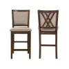 New Classic D3651-22-CHY New Classic D3651-22-CHY Amy - Counter Chair (Set of 2) - Cherry