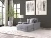 Jackson Furniture Industries 344519-2062/28-2063/28 Jackson Furniture Industries 344519-2062/28-2063/28 Cozy - Chaise With USB - Gunmetal