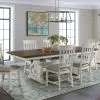 Intercon DK-TA-4098-RFO-C Intercon DK-TA-4098-RFO-C Drake - Dining Table - Rustic White / French Oak