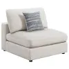 CoasterEssence 551321 Serene - Upholstered Armless Chair - Beige