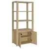 Coaster Fine Furniture 708224 Laurelton - 3-Shelf Media Tower Tall Pier Cabinet - Light Oak