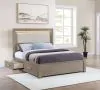 Coaster Fine Furniture 224850QB1 Kenora - Queen Headboard, Box 1 of 3 - Barley Brown