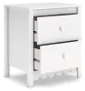 Ashley Furniture EB1810-292 Hallityn - Two Drawer Night Stand - White