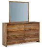 Ashley Furniture B790B1 Dressonni - Dresser And Mirror - Brown