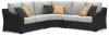 Ashley Furniture P792P1 Ashley Furniture P792P1 Beachcroft - 3-Piece Outdoor Sectional - Black