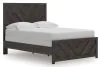 Ashley Furniture B3789/31/36/55/86/92(2) Ashley Furniture B3789/31/36/55/86/92(2) Prendonea - 6 Pc. - Dresser, Mirror, Full Panel Bed, 2 Nightstands - Charcoal