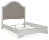 Ashley Furniture B747B2 Blendon - Queen Upholstered Panel Bed - Rustic Brown