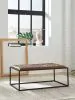 Ashley Furniture A3000826 Junsor - Cocktail Ottoman - Brown / Black