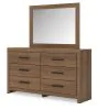 Ashley Furniture PCB1116B1 Ashley Furniture PCB1116B1 Broachmyn - Dresser And Mirror - Auburn