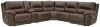 Ashley Furniture U71604S2 Ashley Furniture U71604S2 Dunleith - Power Sectional 6 Pc - Chocolate
