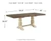 Ashley Furniture D647D17 Bolanburg - Extension Dining Table - Brown / Beige