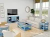 Riverside Furniture 31731 Riverside Furniture 31731 Rosalie - Cocktail Table - Blue