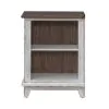 Liberty Furniture 237-EL00B River Place - Left Pier Base - Riverstone White & Tobacco