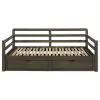 CoasterEssence 305706 Sorrento - 2-Drawer Twin Long Daybed With Extension Trundle - Gray