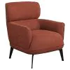 Coaster Fine Furniture 903081 Andrea - Upholstered Crecent Arm Accent Chair - Orange