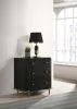 Coaster Fine Furniture 224332 Arini - 3-Drawer Nightstand - Black