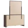 CoasterEveryday 207043M Brantford - 6-Drawer Dresser With Mirror - Barrel Oak