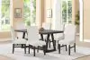 New Classic 40-4125-DW6C New Classic 40-4125-DW6C High Line - Dining Table & 6 Chairs - White