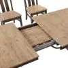 Intercon TR-TA-4296-DWS-SET Transitions - Trestle Dining Table - Driftwood / Sable