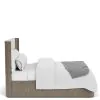 Riverside Furniture 87170-87171-87172 Sariel - Queen Upholstered Bed - Dark Brown