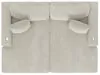 Jackson Furniture Industries 3445/15/16-11 Cozy - 2 Piece Double Wide Chaise With USB Charging Ports - Pearl